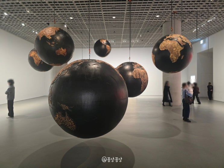  용산전시회 마크 브래드포드 전시 설치 미술 후기 아모레퍼시픽미술관
