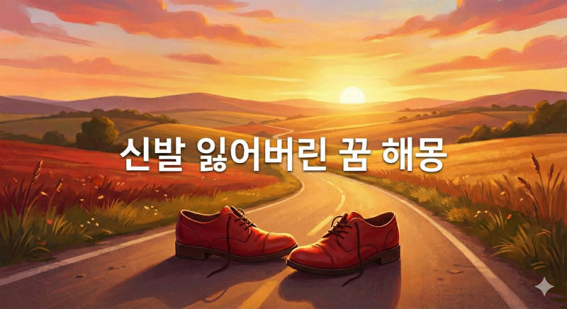 신발 잃어버리는 꿈 해몽 총정리 | 한쪽만? 새신발? 상황별 의미