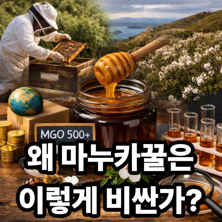   2026년 마누카꿀 가격이 비싼 진짜 이유 분석｜왜 이렇게 비쌀까?