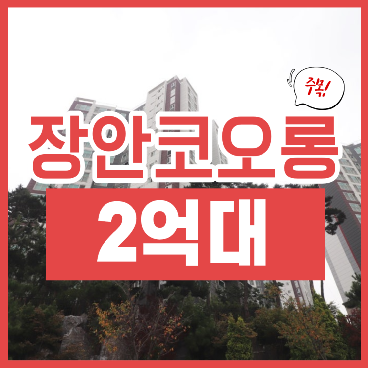  장안동 코오롱하늘채 평택아파트경매로 2억대?