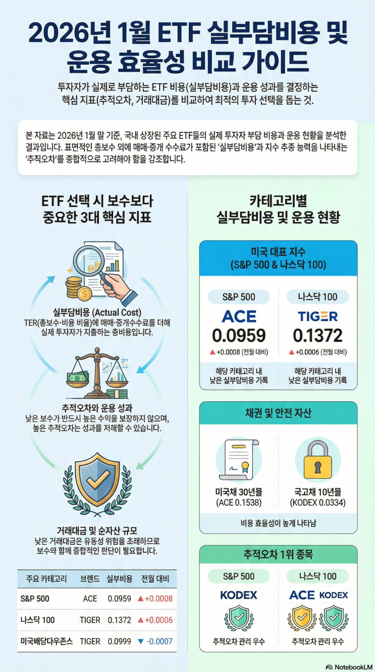  ETF 실부담비용  (26년 1월말)