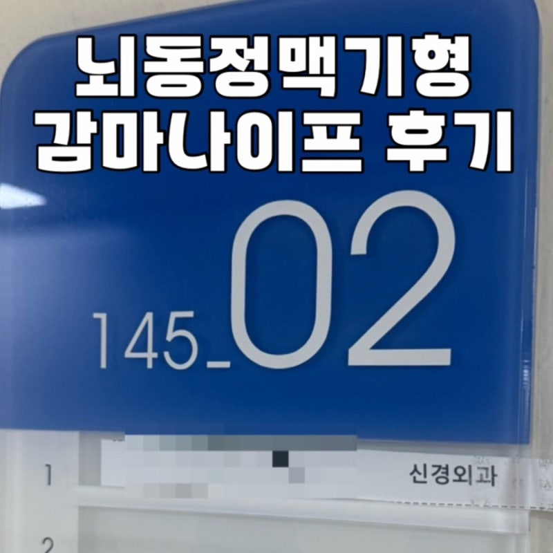 뇌동정맥기형 감마나이프 수술후기 (대전 충남대학교병원)