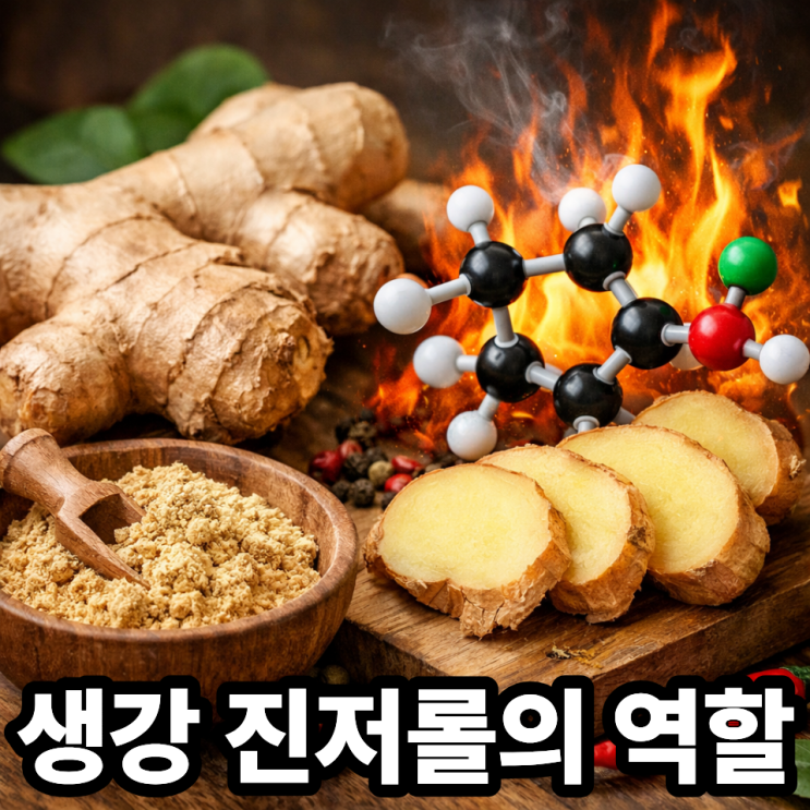  ️ 생강 특유의 매운맛 성분 ‘진저롤’의 역할, 어디까지 알고 있나요?