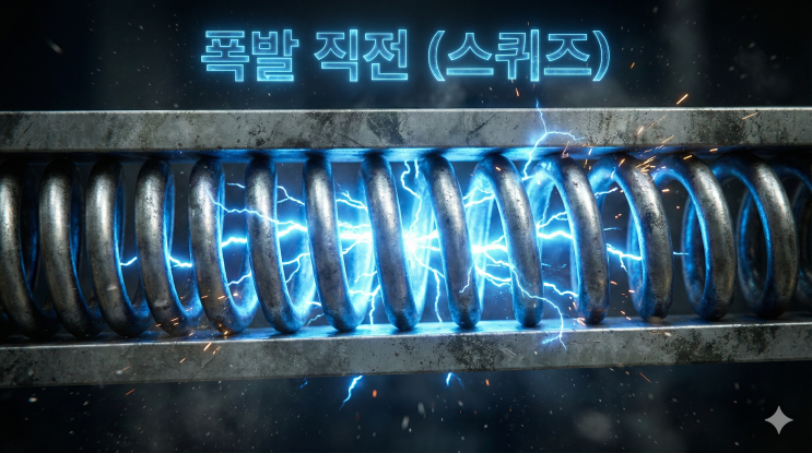  볼린저 밴드 보는법, 좁아지면(스퀴즈) 곧 폭발합니다 (화요일 급등 매매법)