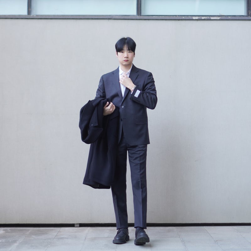 남자 수트 브랜드 블레이져 세미 와이드팬츠 추천 ft. 앤드지 정장 브랜드