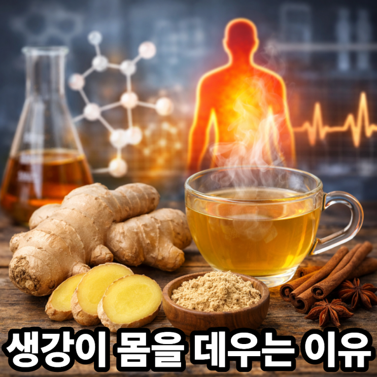   생강이 몸을 따뜻하게 하는 이유, 과학적으로 설명해보면