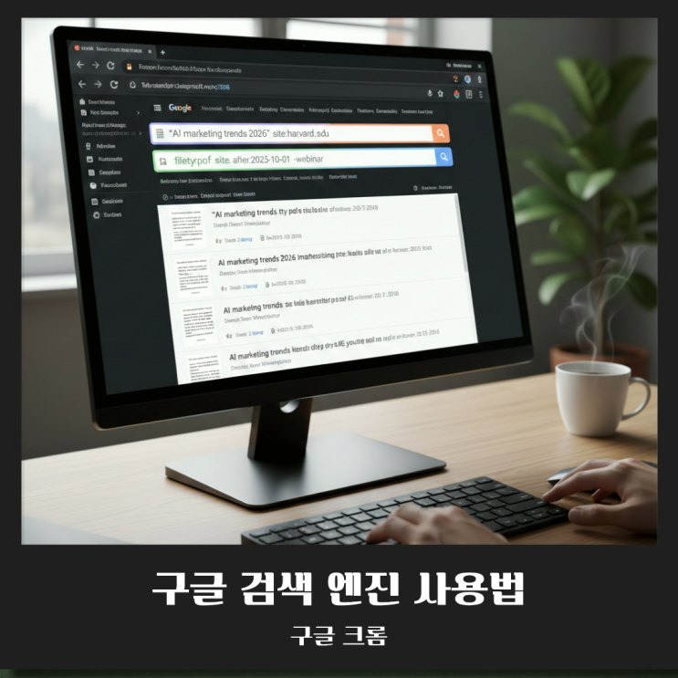  구글 크롬 엔진 검색 꿀팁