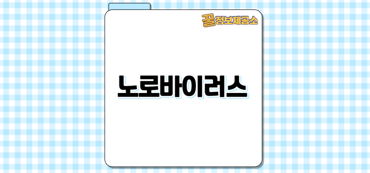  노로바이러스 감염 증상 총정리: 잠복기간부터 회복기까지 한눈에