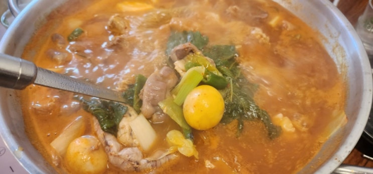  시흥사거리 맛집 칼칼한 닭내장탕 대골옥 닭한마리