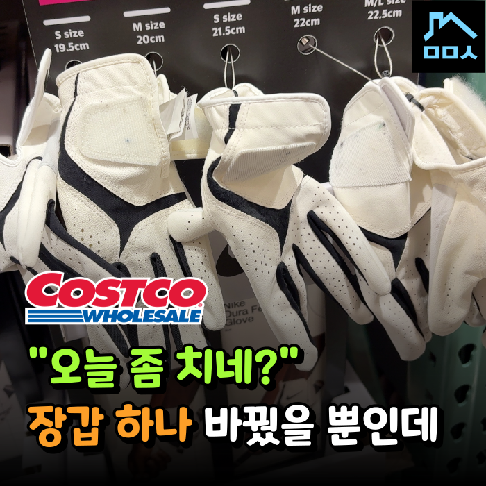 코스트코 골프장갑, 속는 셈 치고 꼈는데 미스샷 왜 반으로 줄죠