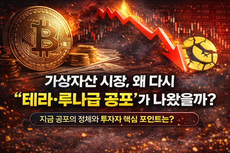  가상자산 시장, 왜 다시 ‘테라·루나급 공포’가 나왔을까