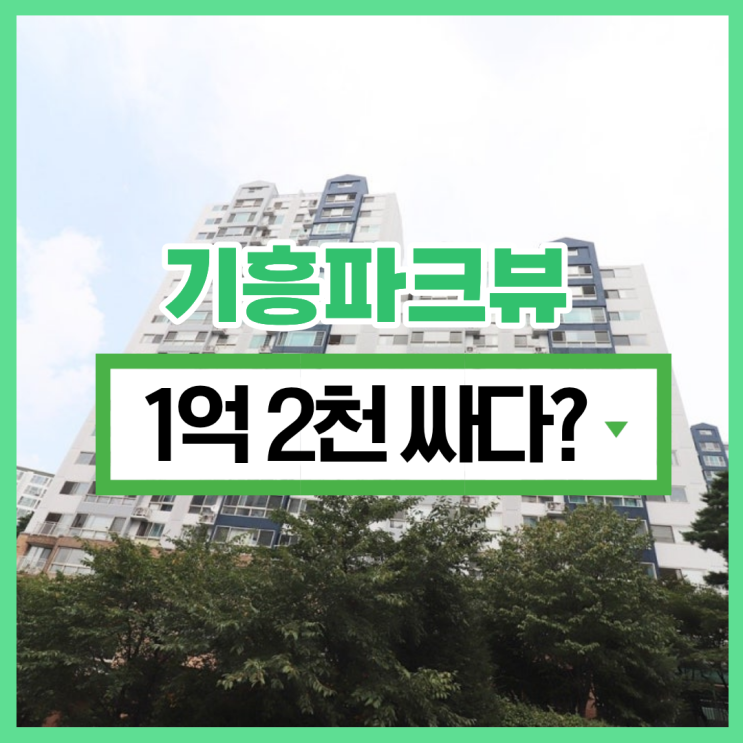  기흥파크뷰, 괜찮은 구축 경매 물건일까?