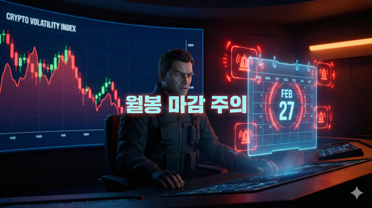  비트코인 월봉 마감, '이 가격' 못 지키면 3월은 힘들어집니다 (2월 말 긴급 계좌 점검)