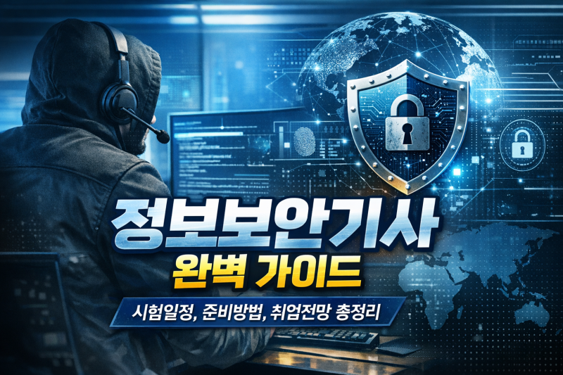 정보보안기사 시험일정 및 응시료, 필기 실기 준비방법(2026년 최신)