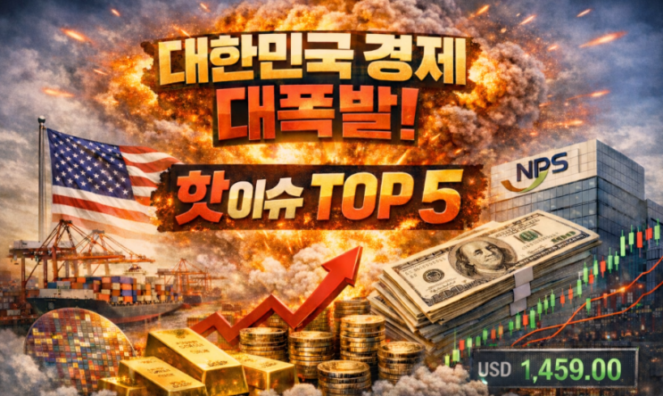  반도체 수출·물가·환율… 한국 경제 핵심 5가지 정리