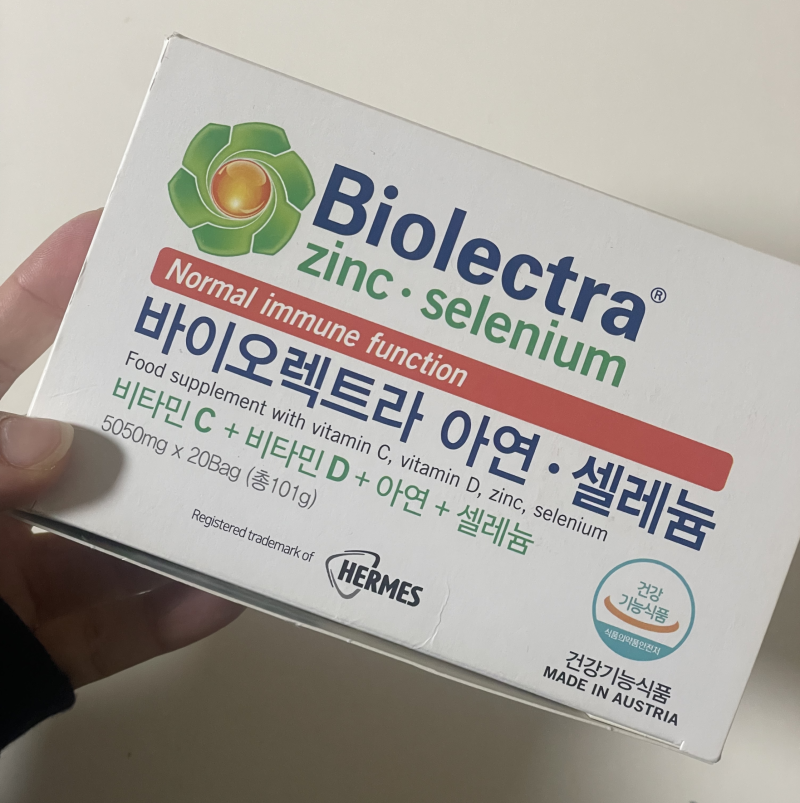 [바이오렉트라] 헤어메스 아연 셀레늄