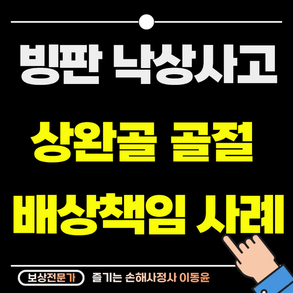  스키장 정상 빙판 낙상사고, 배상책임 보상 사례