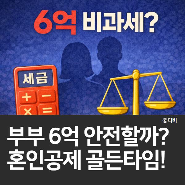  부부 증여 6억, 모르면 추징된다