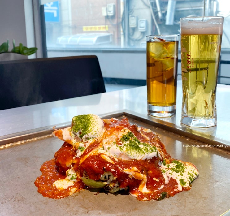  서울 명동 맛집 우와 명동점 : 오코노미야끼 야끼소바 테판야끼 전문 명동역 맛집 회식 단체모임 추천