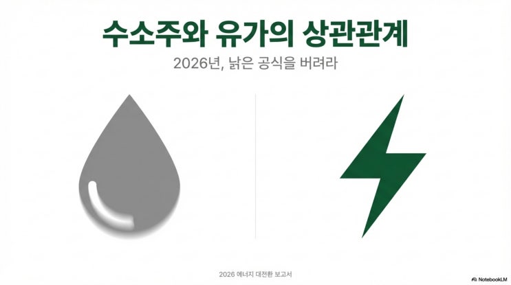  수소주와 유가의 상관관계는 사라졌다.