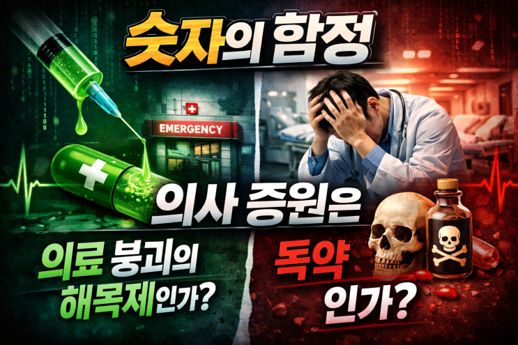  숫자의 함정 : 의사 증원은 의료 붕괴의 해독제인가, 독약인가