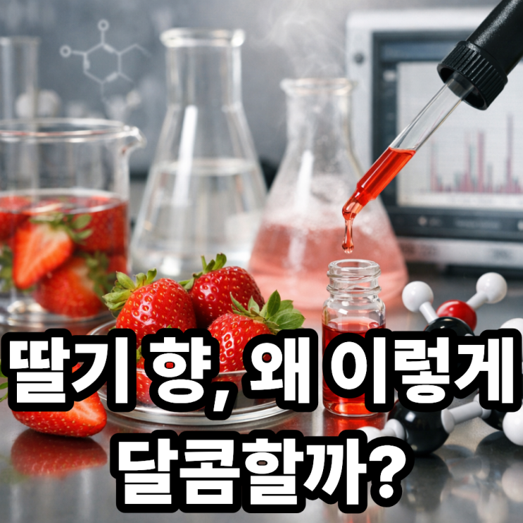  딸기 향이 강한 이유 ｜달콤함의 정체, 딸기 향 성분 분석