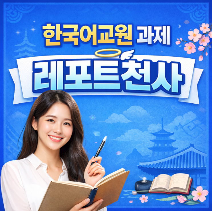  한국어교원 과제 레포트 대행으로 부담 줄였어요