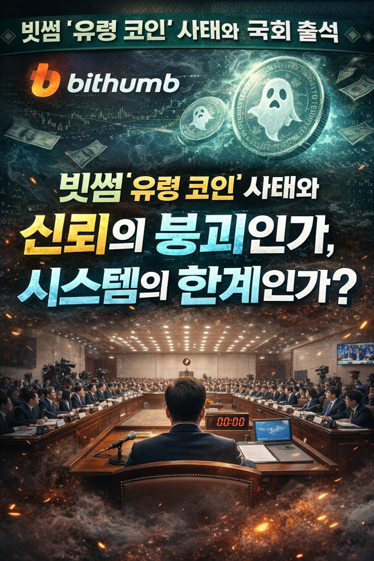  【빗썸 '유령 코인' 사태와 국회 출석 : 신뢰의 붕괴인가, 시스템의 한계인가】