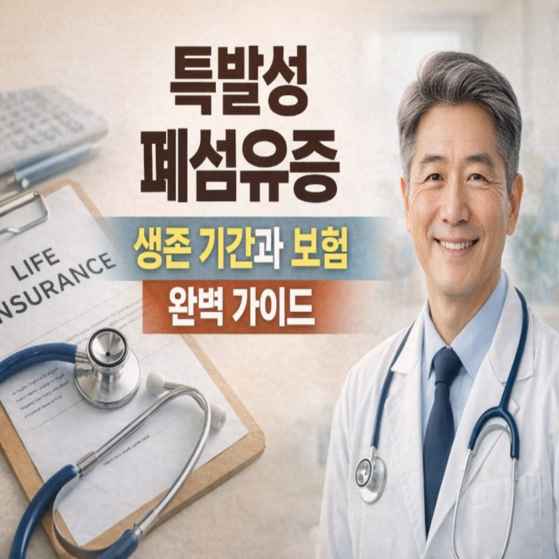 특발성 폐섬유증 생존 기간과 보험 완벽 가이드