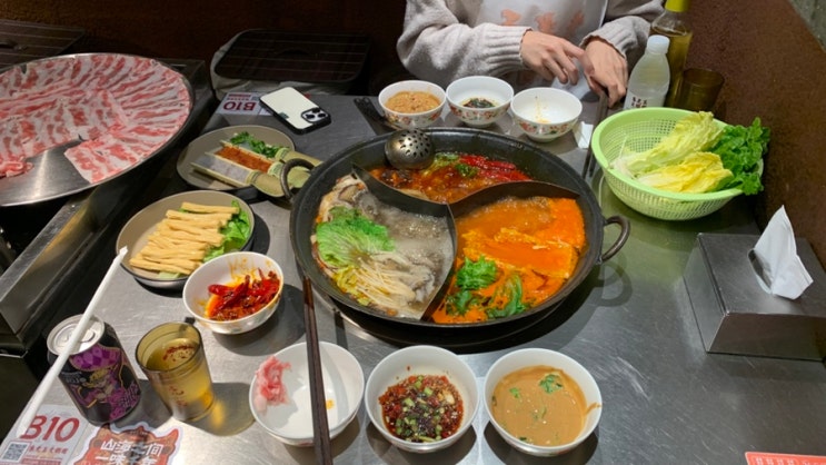  상하이 훠궈 맛집 :: 주광옥 훠궈 인민광장점 :: 고덕지도 주소