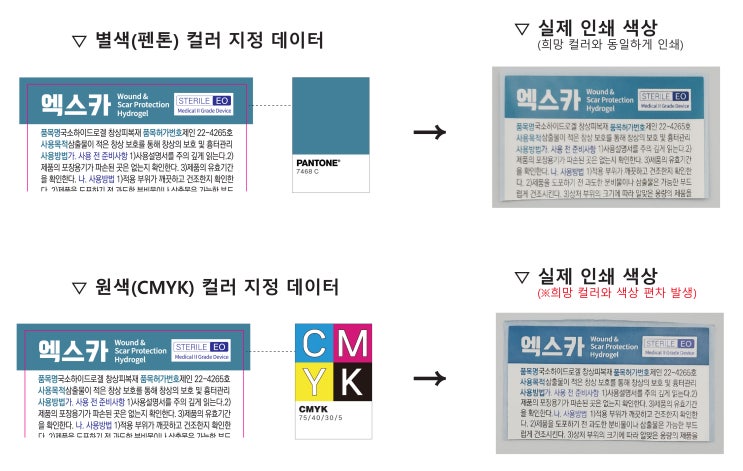  일러스트레이터 패키지 디자인 별색 지정 방법｜팬톤 컬러 분판 체크까지 총정리