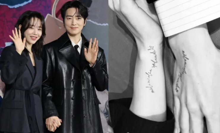 이준혁·신혜선, SNS 달군 커플 타투의 정체는? '레이디 두아' 앞두고 포착된 두 사람의 케미...