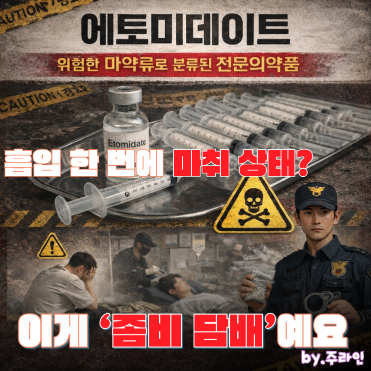 한국에도 좀비가? 흡입 한 번에 마취 상태… ‘좀비 담배’ 에토미....