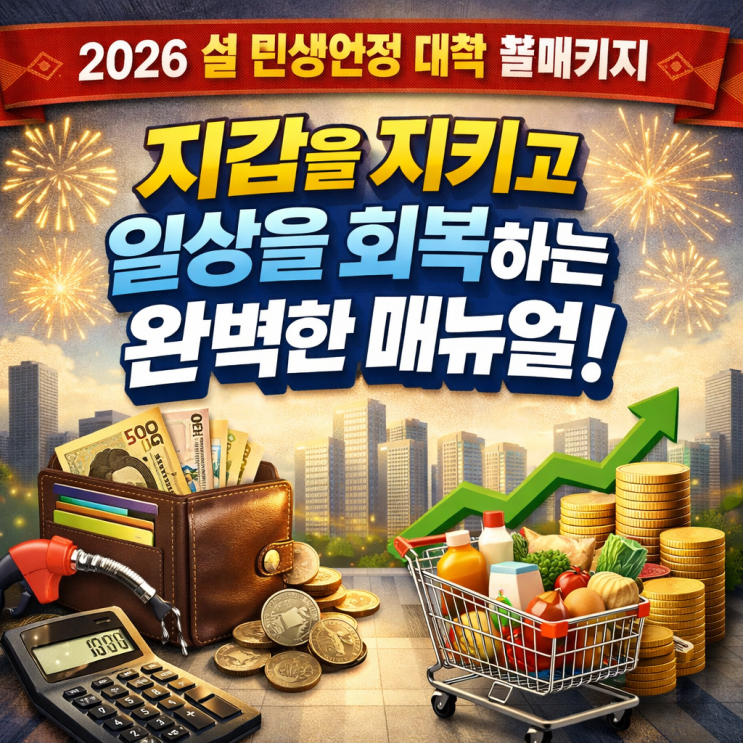  【2026 설 민생안정 대책 총 정리 : 지갑을 지키고 일상을 회복하는 완벽한 매뉴얼】