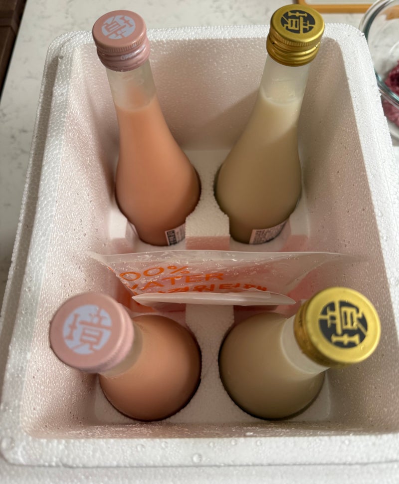 마켓컬리 경탁주 성시경막걸리 12도 로제 12도 구매후기 신선하게 당일배송 대만족
