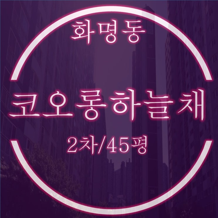 화명동 코오롱하늘채2차 경매, 45평 실수요자 주목!