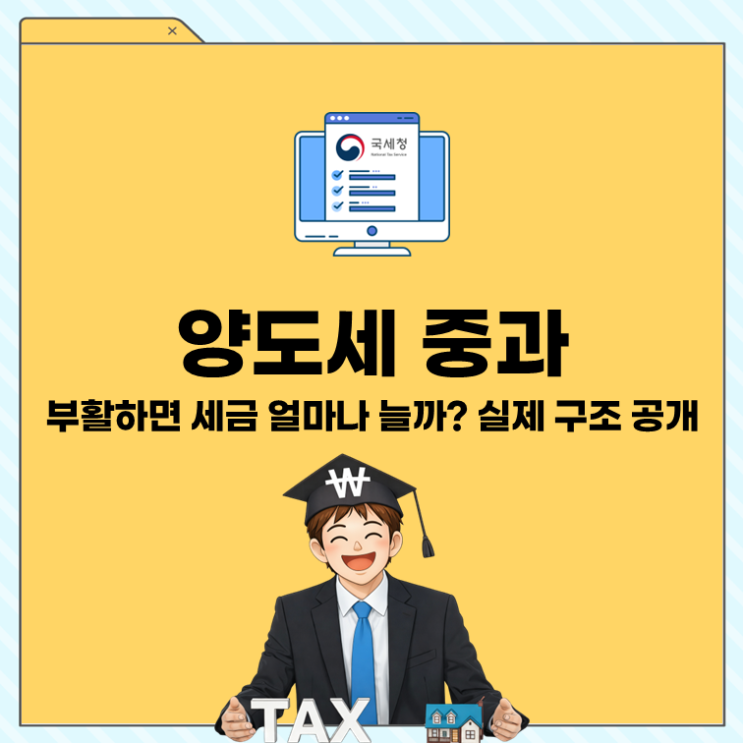 양도세 중과, 부활하면 세금 얼마나 늘까? 실제 구조 공개