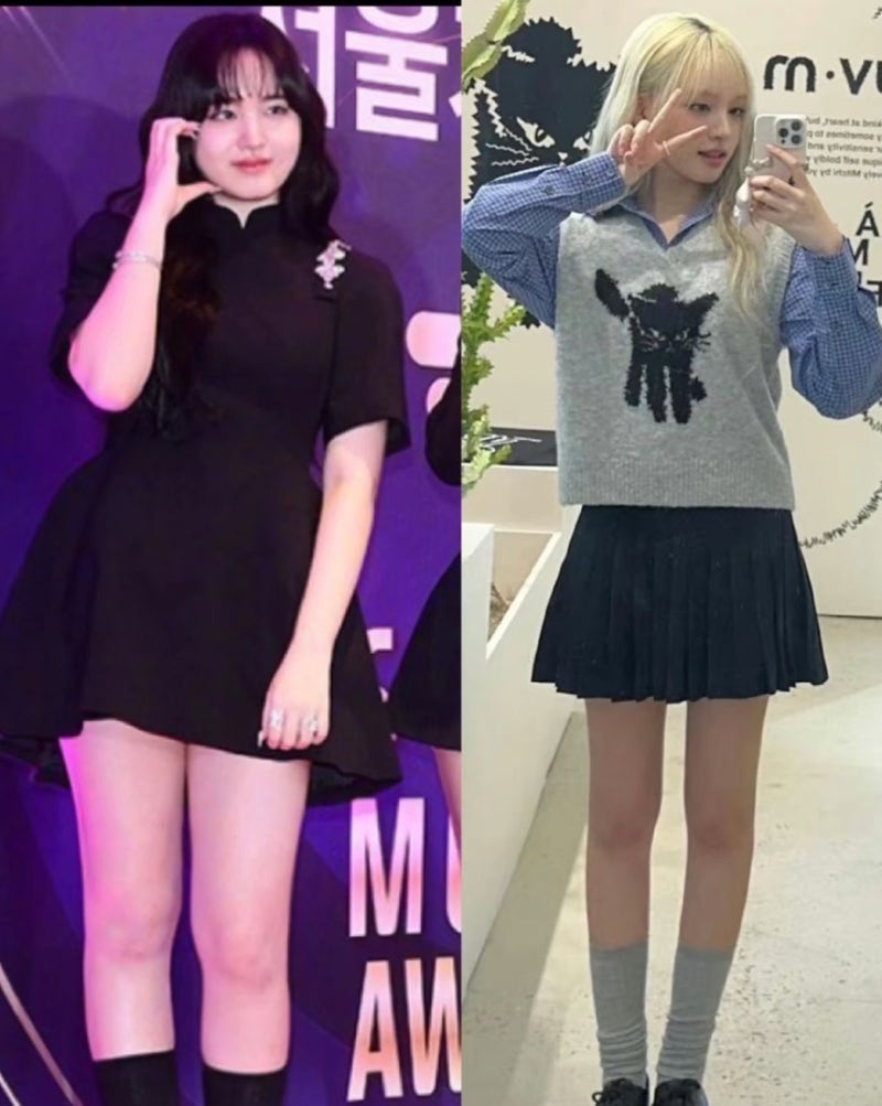 [아이브] 리즈 다이어트 전후