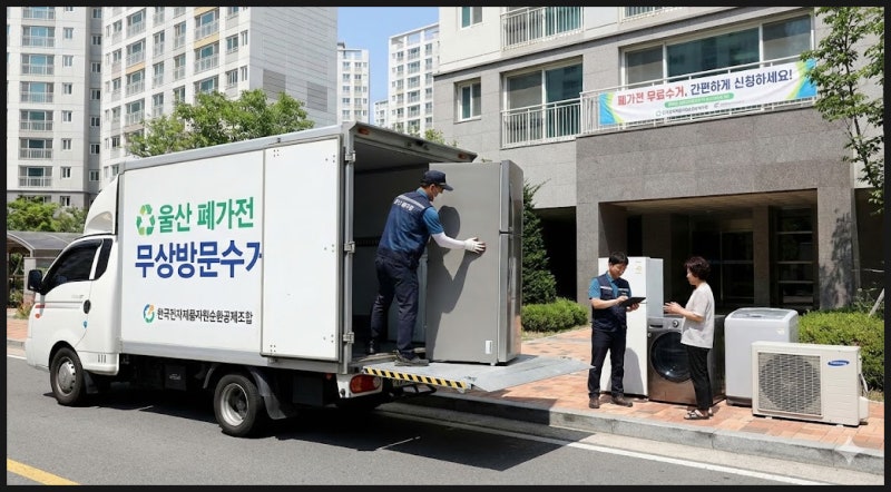 울산 폐가전 무상방문수거 신청 방법 총정리