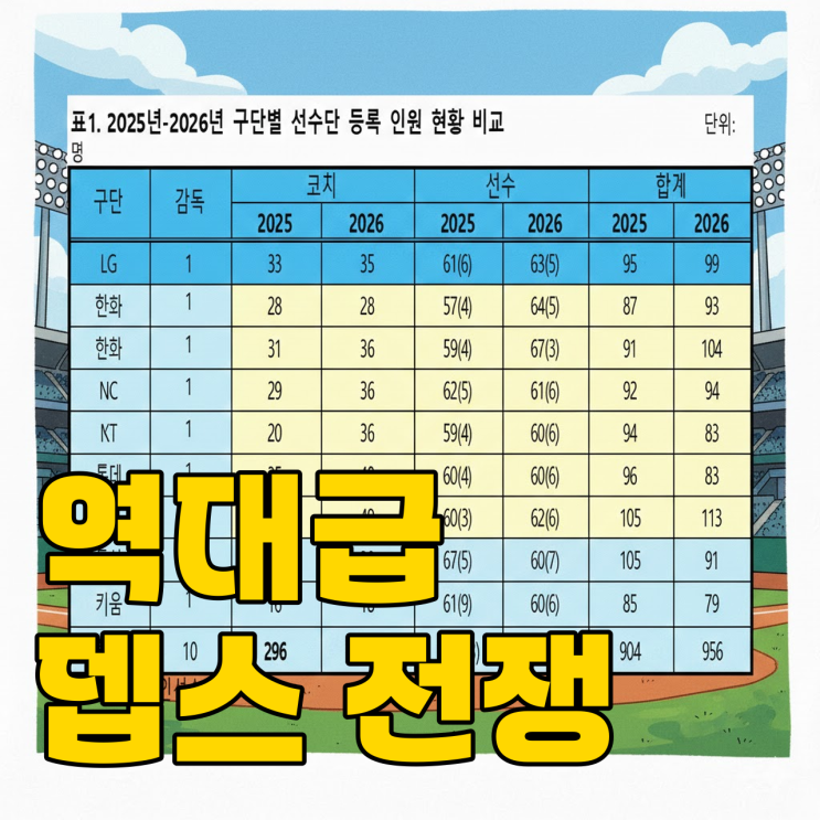  KBO 최초 전 구단 60명, SSG의 꽉 찬 뎁스?