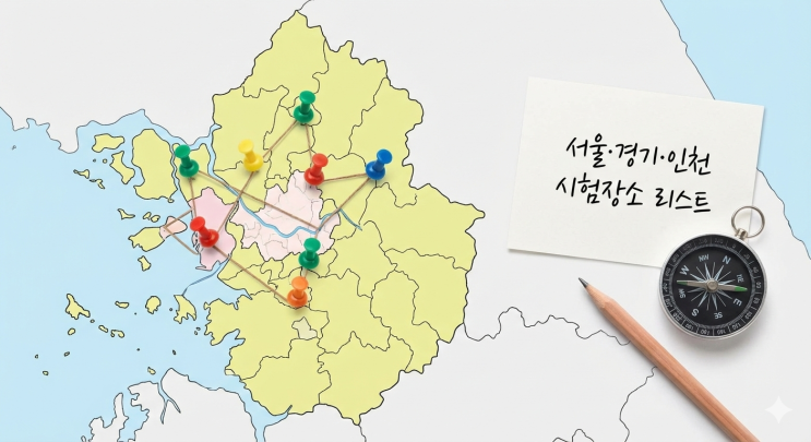  [서울, 경기, 인천] 건축도장기능사 지역별 시험 장소 리스트
