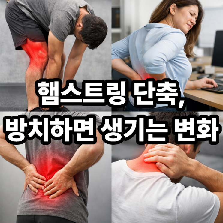   햄스트링 단축이 몸에 미치는 영향｜허리통증·골반불균형의 숨은 원인
