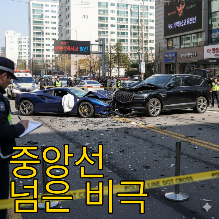  포항 포르쉐 중앙선 침범 사망 사고, 스포티지 정면충돌의 참혹한 전말