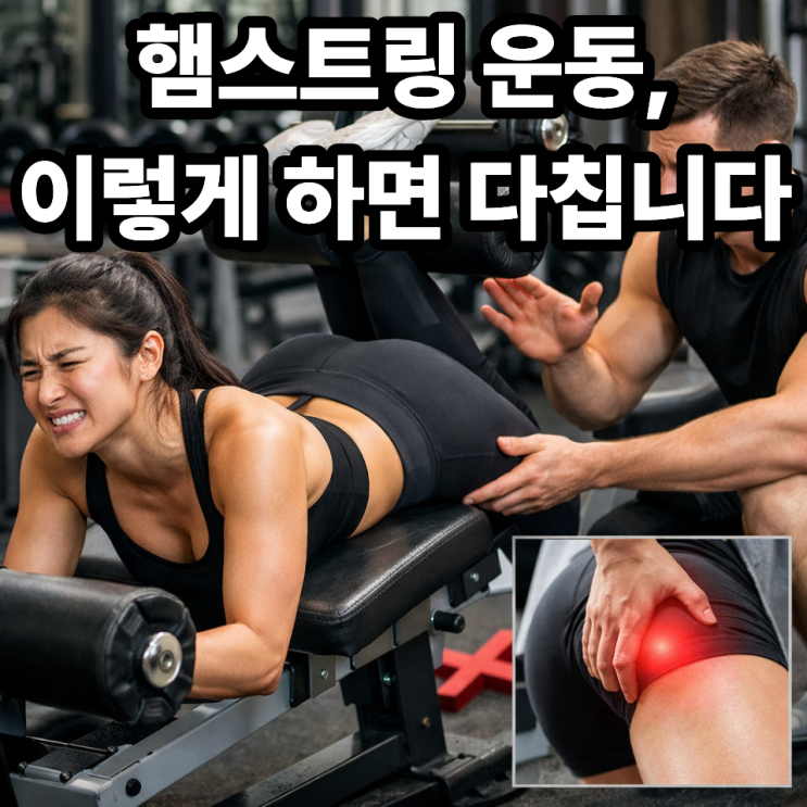   햄스트링 운동 시 주의해야 할 자세｜부상 없이 제대로 자극하는 법