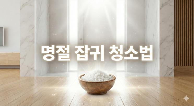  명절 끝! 집안에 남은 '탁한 기운' 싹 치우고 우수(雨水) 대박 맞는 법