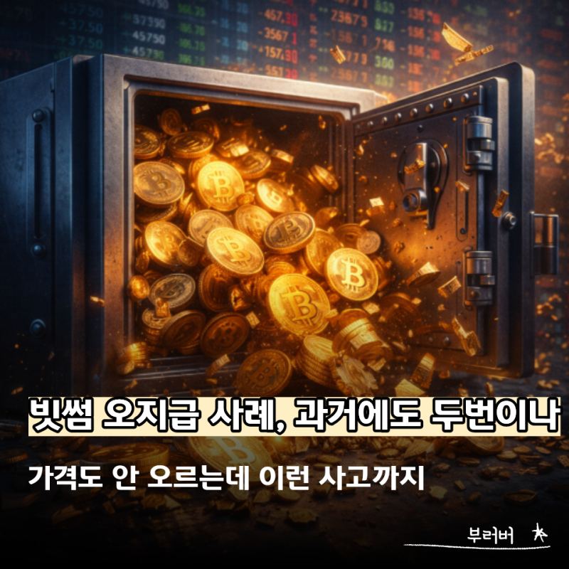 이번이 처음이 아니었다... 빗썸 오지급 "과거 2번", 투자자 신뢰 흔들