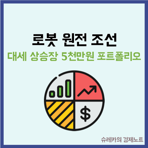  로봇 원전 조선 대세 상승장에 올라타는 5천만원 포트폴리오