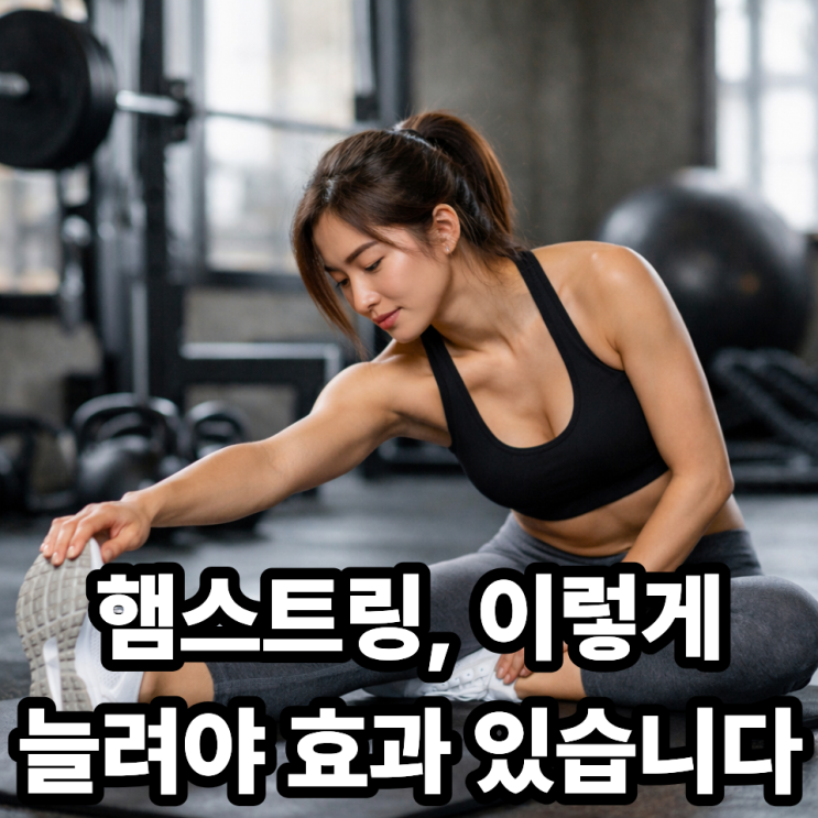  햄스트링 스트레칭 제대로 하는 법, 효과 2배 높이는 방법