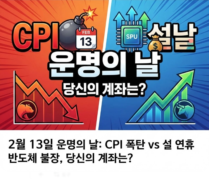  2026년 2월 미국 CPI 발표와 설 연휴 리스크 관리, 반도체 불장은 계속될까?