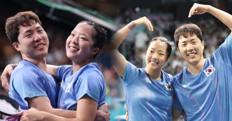   신유빈·임종훈 세계랭킹 1위 등극! 탁구 혼합복식, 드디어 중국 넘었다 